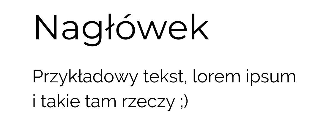 Wygląd fontów użytych na stronie miedzyslowami.info