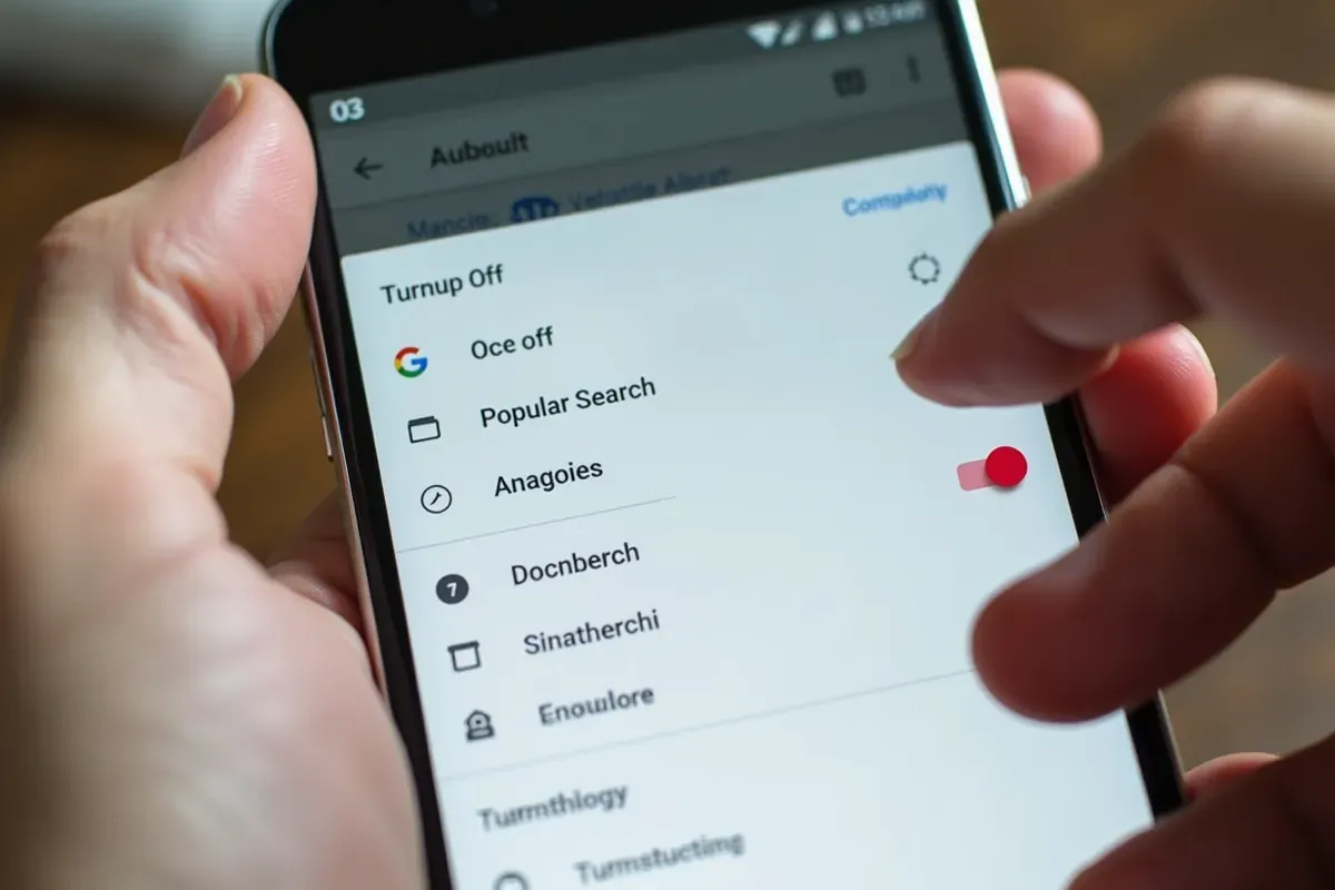 Jak wyłączyć wyszukiwania zyskujące popularność w Google?